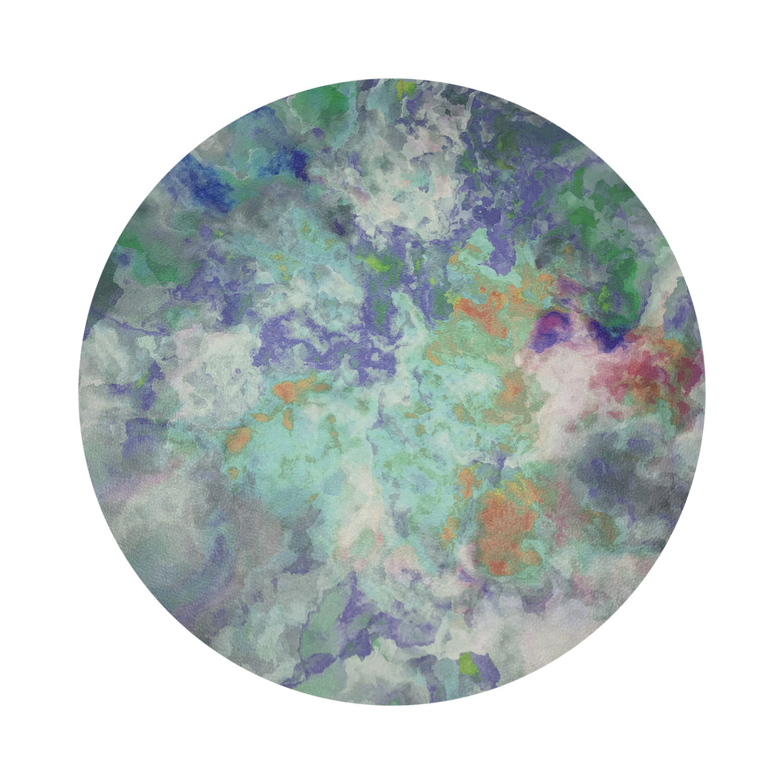 IMPRESSIONISM SPRING 16&quot; ROUND PEBBLE PLACEMATS, SET OF 4 - nicolettemayer.com