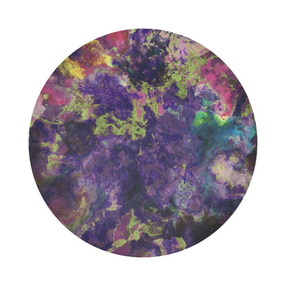 Impressionism Winter Gems 16&quot; Round Pebble Placemats, Set of 4 - nicolettemayer.com
