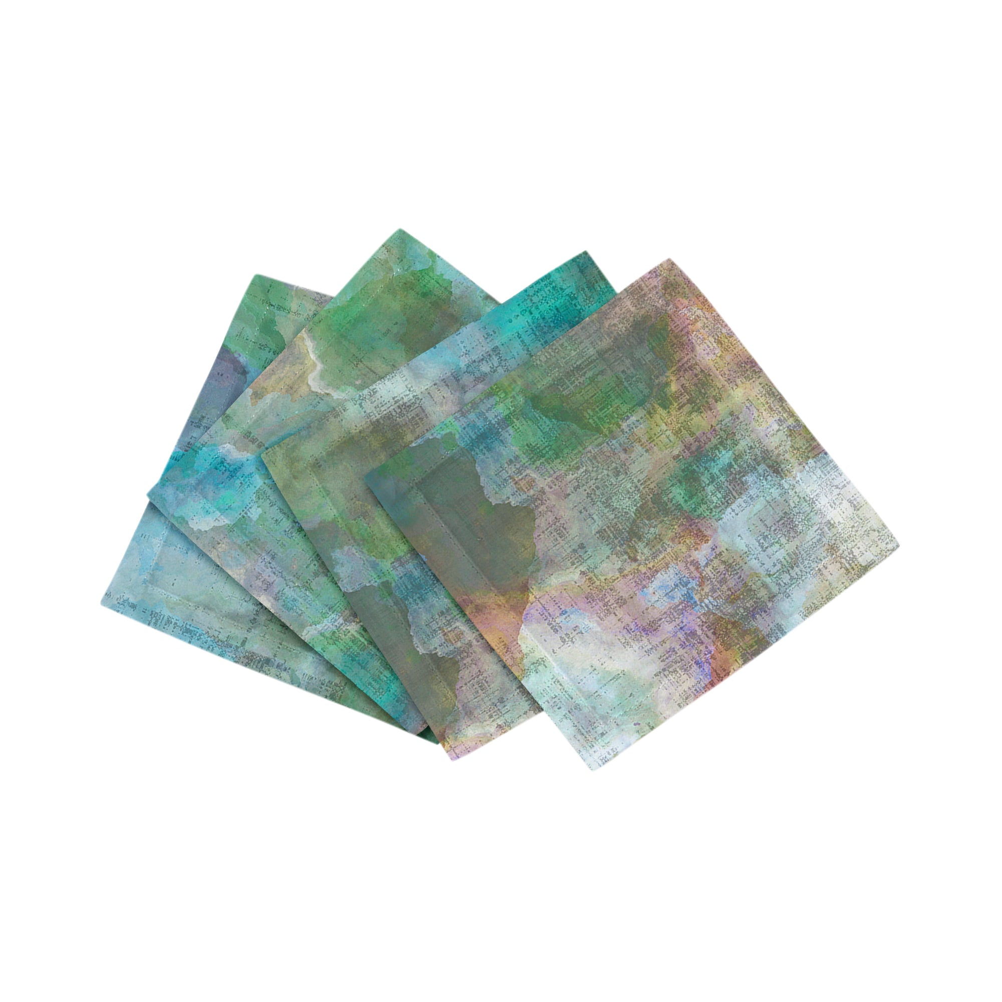 Impressionism Coast Cotton Sateen Cocktail Napkins - nicolettemayer.com