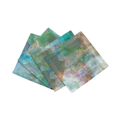 Impressionism Coast Cotton Sateen Cocktail Napkins - nicolettemayer.com
