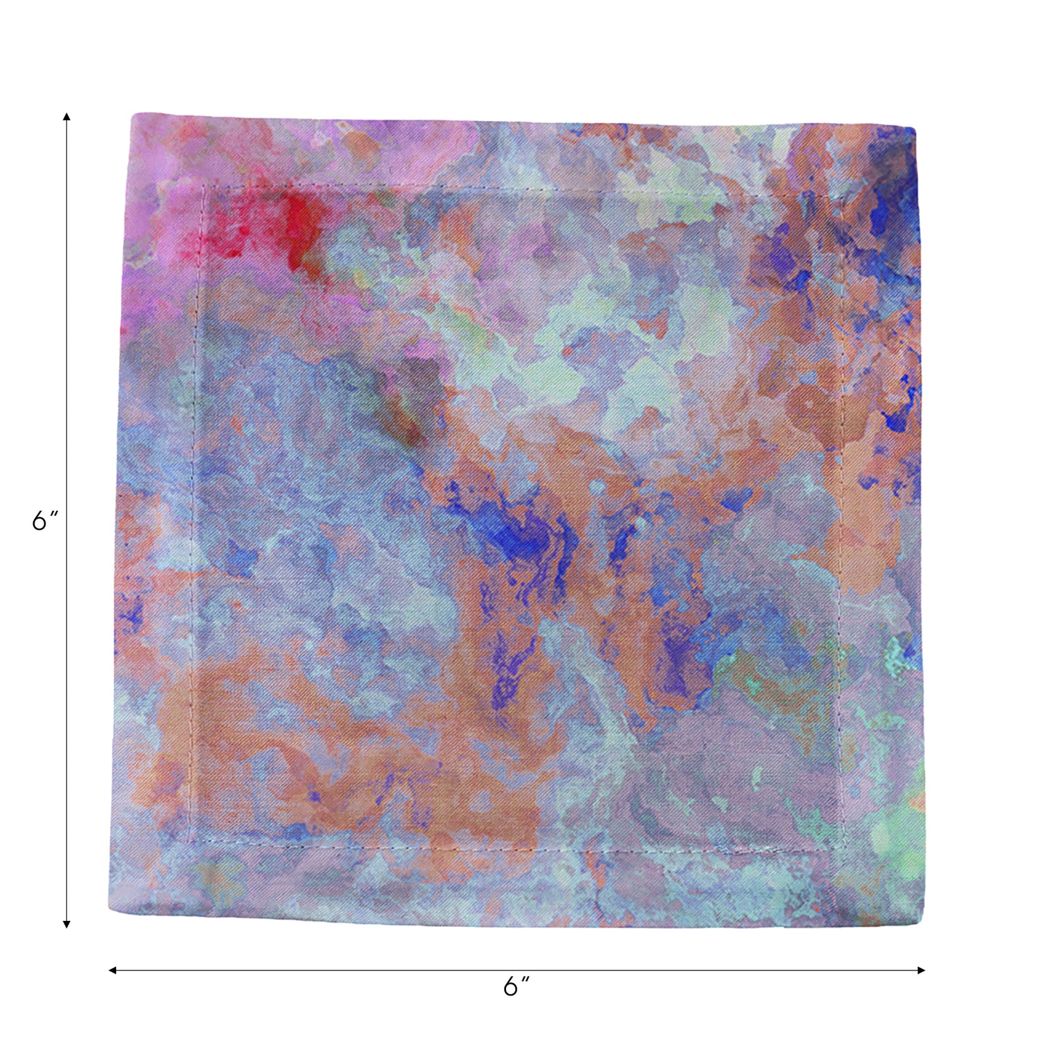 Impressionism Passiflora Cotton Sateen Cocktail Napkins