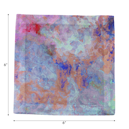 Impressionism Passiflora Cotton Sateen Cocktail Napkins