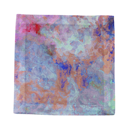 Impressionism Passiflora Cotton Sateen Cocktail Napkins