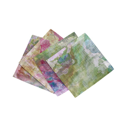 Impressionism Richesse Cotton Sateen Cocktail Napkins