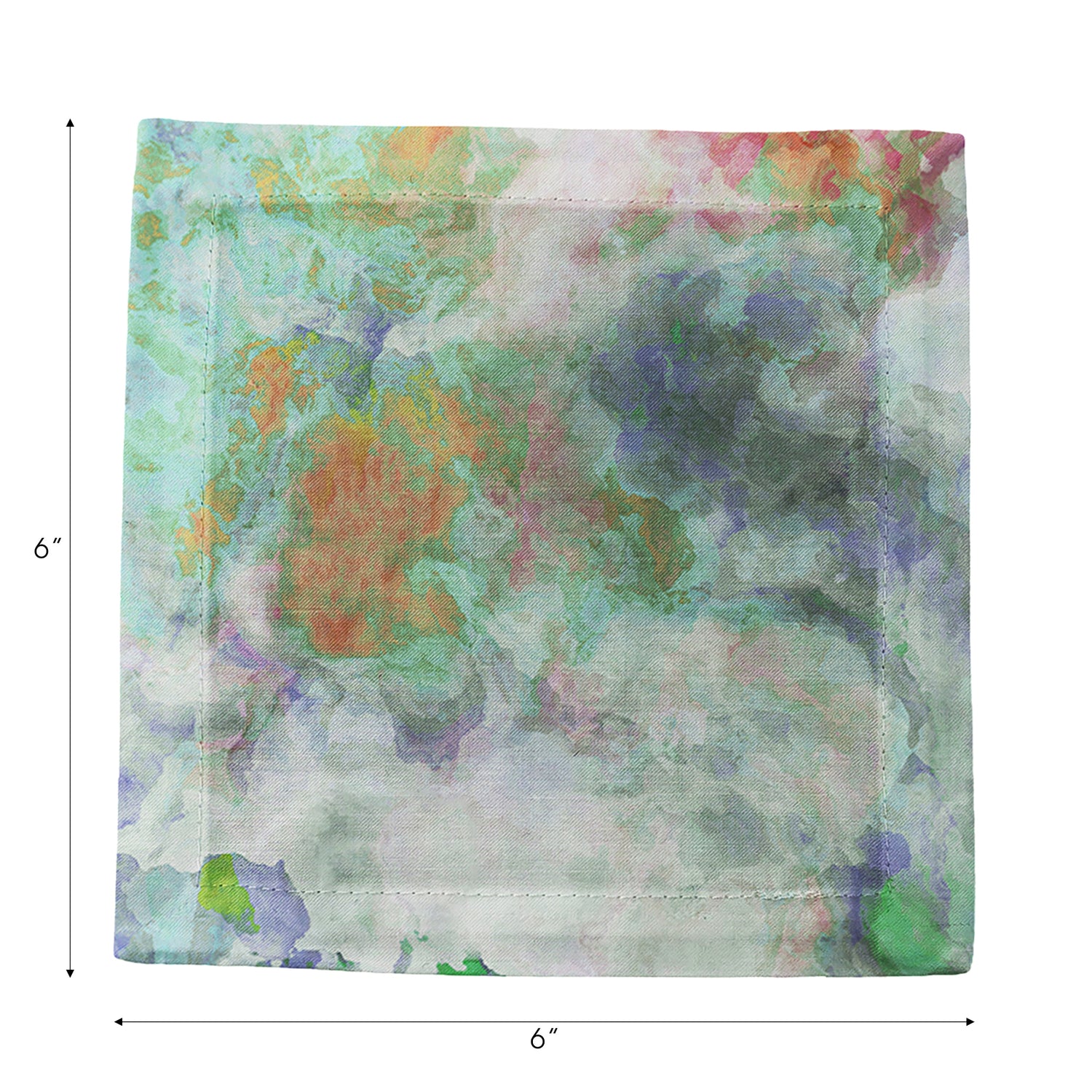 Impressionism Spring Cotton Sateen Cocktail Napkins