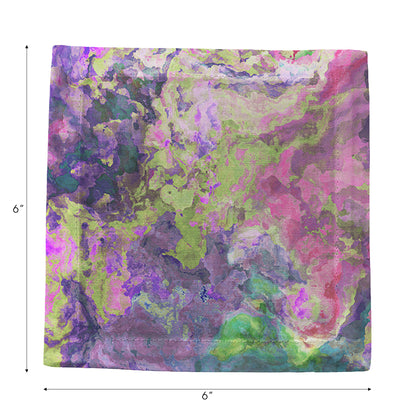 Impressionism Winter Gems Cotton Sateen Cocktail Napkins