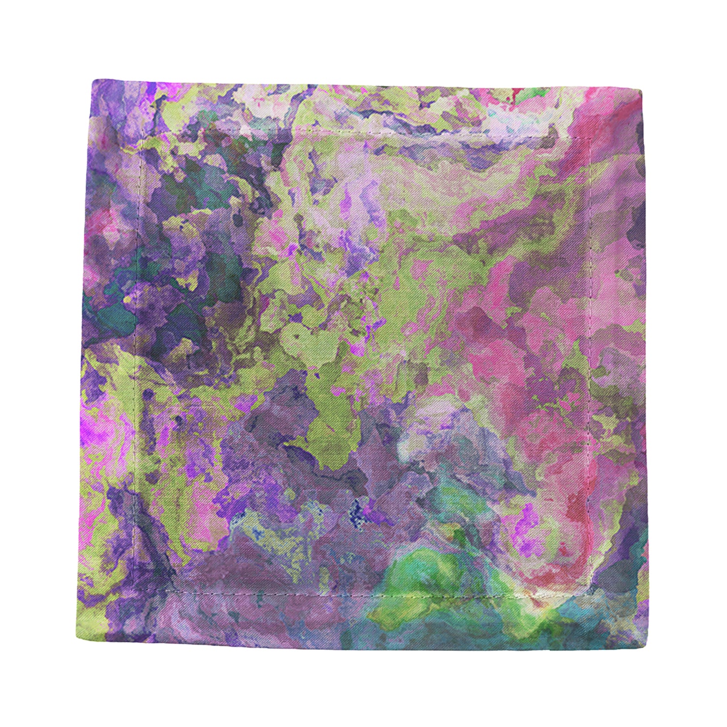 Impressionism Winter Gems Cotton Sateen Cocktail Napkins
