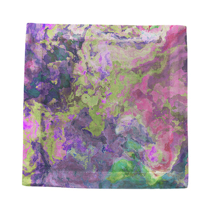 Impressionism Winter Gems Cotton Sateen Cocktail Napkins