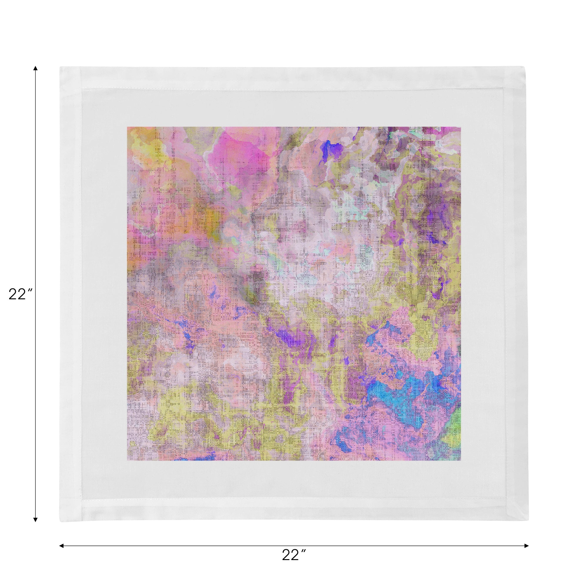 Impressionism Fressia Cotton Sateen Dinner Napkins - nicolettemayer.com
