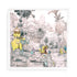 Indian Scene Yellow Acrylic Square Decorative Tray, by Nicolette Mayer