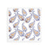 Indian Paisley Orange Navy Acrylic Decorative Tray, 12 x 12 in. by Nicolette Mayer 