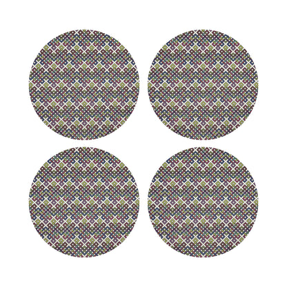 INFINITY KNOT ORIGINAL 16 ROUND PEBBLE PLACEMAT, SET OF 4 - nicolettemayer.com