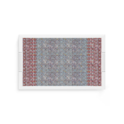 Iznik Red Turquoise 12.5X7.75 Acrylic Tray - nicolettemayer.com
