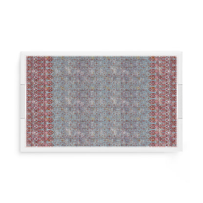 Iznik Red Turquoise 17X10.5 Acrylic Tray - nicolettemayer.com
