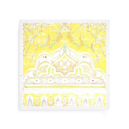 Jaipur Yellow Acrylic Decorative Tray, 12 x 12 in. by Nicolette Mayer 