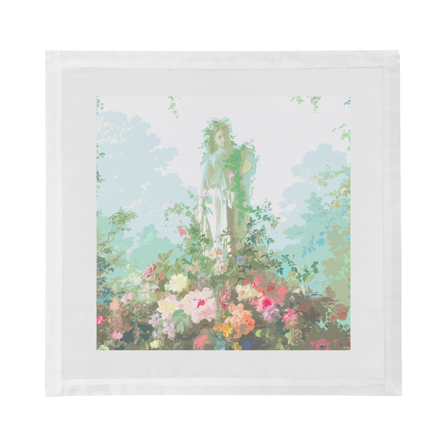 Jardin Defosse Chantilly 22" Cotton Sateen Dinner Napkins- nicolettemayer.com
