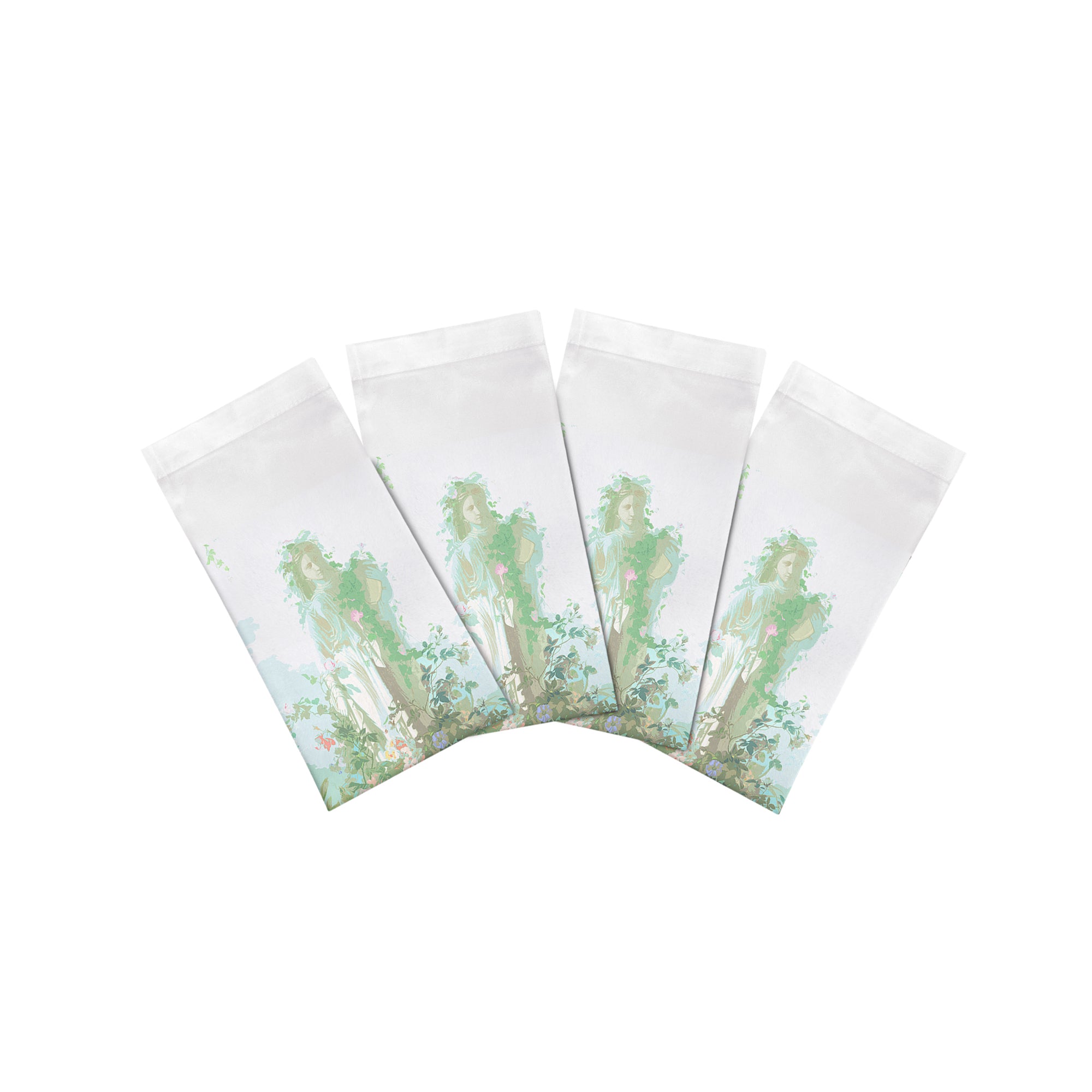 Jardin Defosse Cotton Sateen Dinner Napkins - nicolettemayer.com