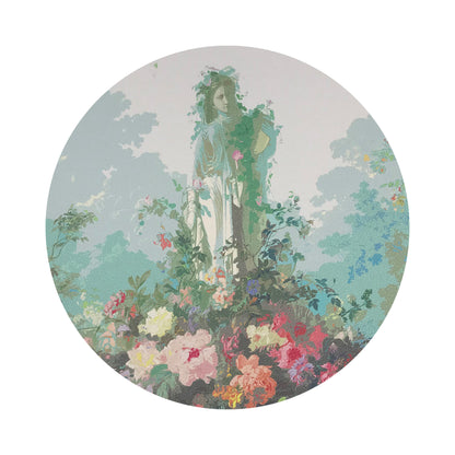 Jardin Defosse Chantilly Vegan Leather Round Coasters