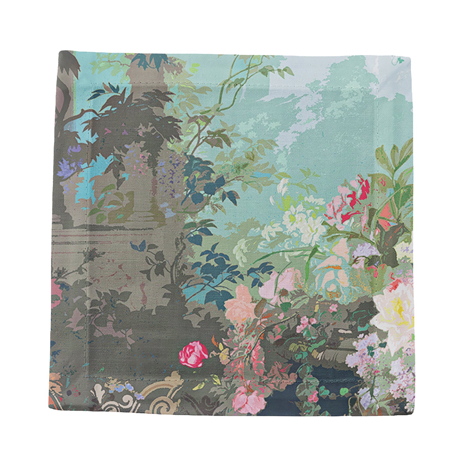 Jardin Defosse Chantilly Cotton Sateen Cocktail Napkins