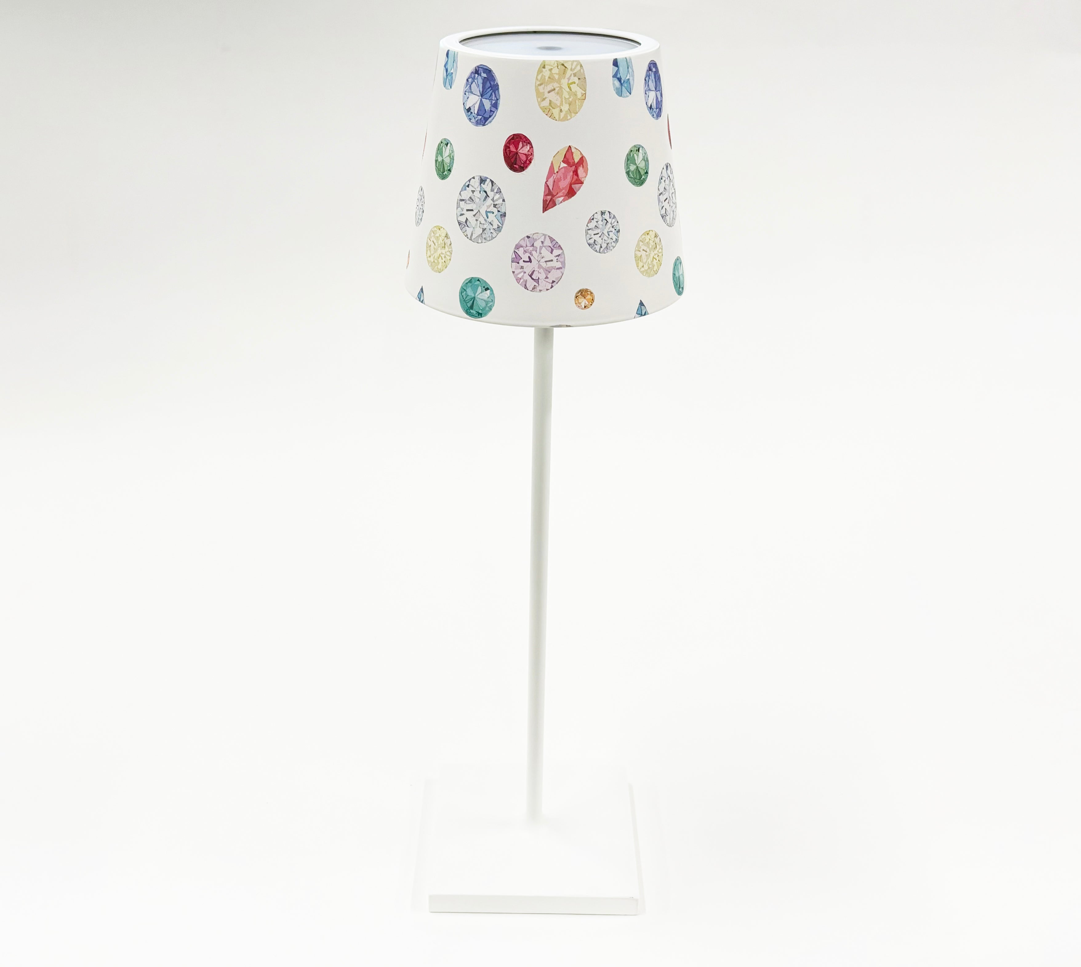 Jewel White Poldina Pro Lamp