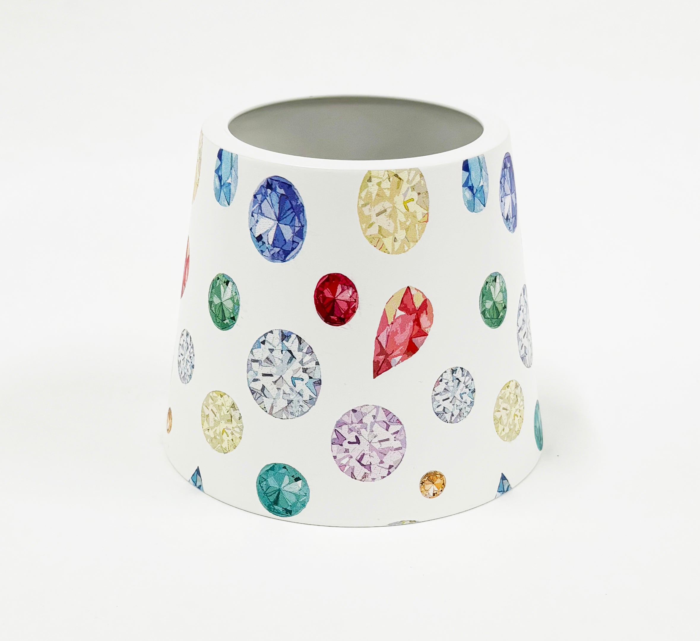 Jewel White Poldina Pro Lamp Shade – nicolettemayer.com