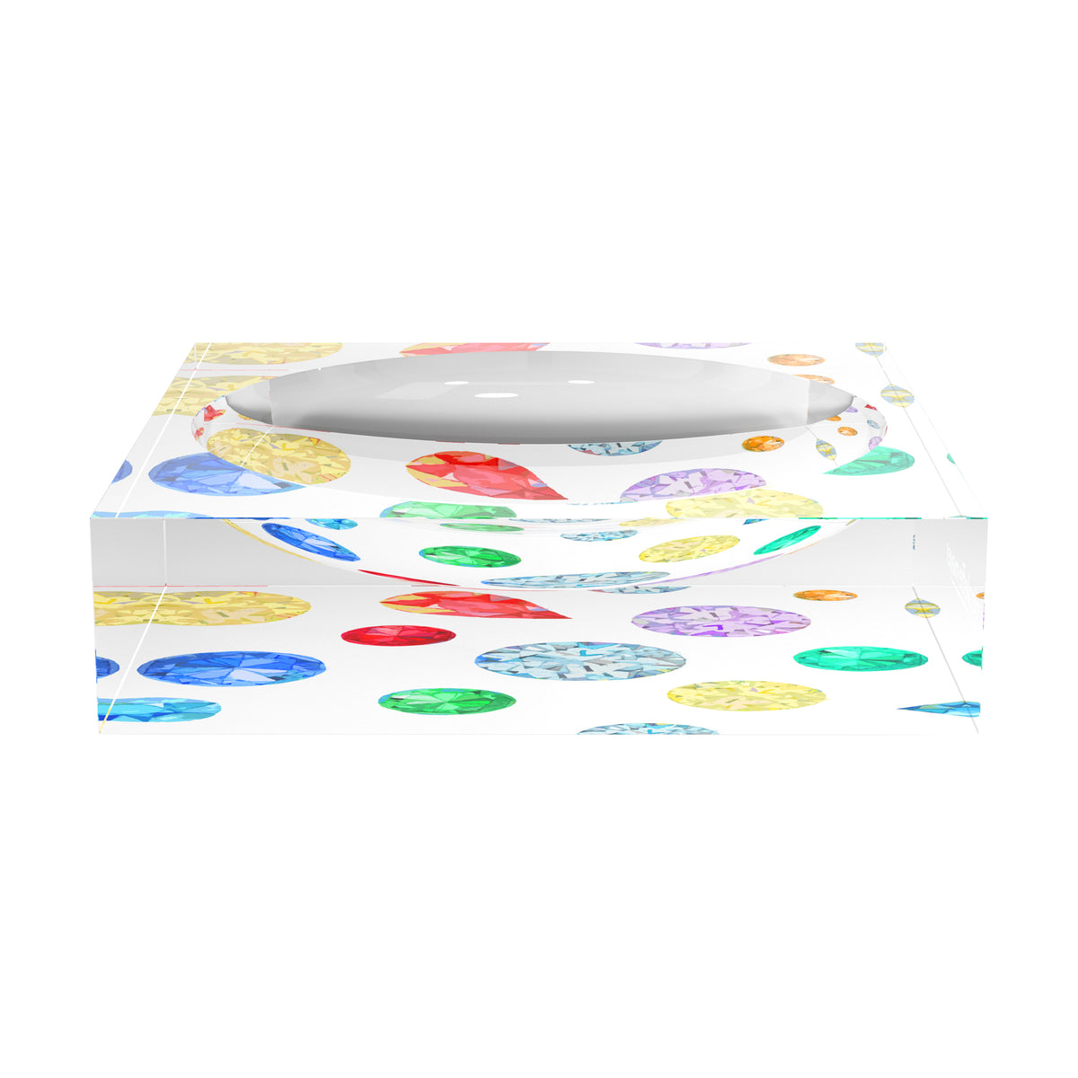 Diese schicke Bonbonschale aus Acryl von Nicolettemayer kombiniert schicken, modernen Retro-Charme mit mühelosem Stil