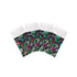 Jewel Box Emeralds Skulls Black Cotton Sateen Dinner Napkins - nicolettemayer.com