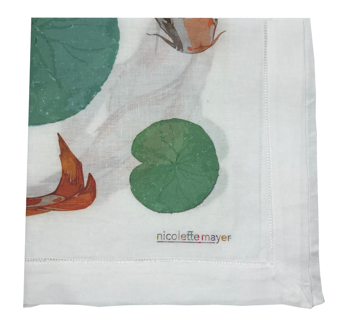 Koi Coral 18X18 Acrylic Tray - nicolettemayer.com