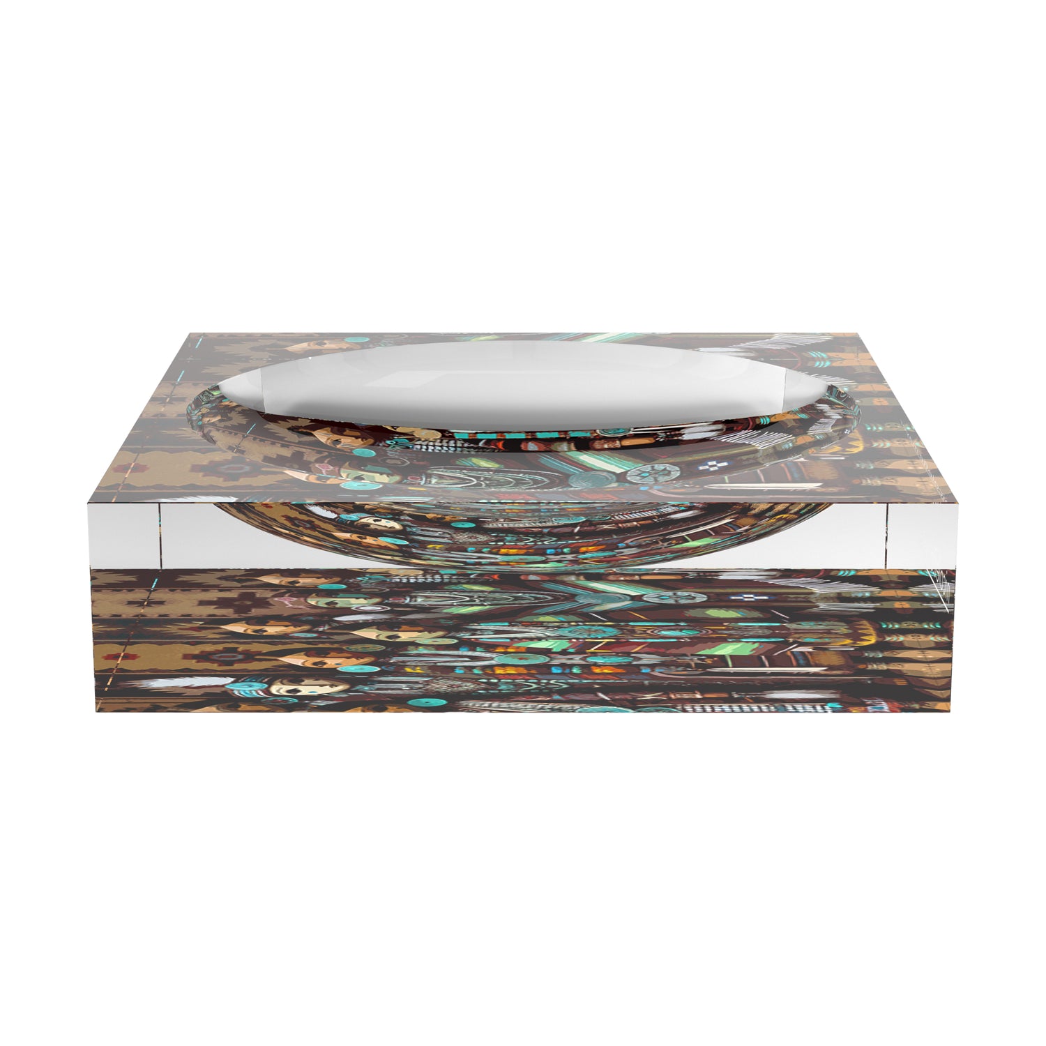 Kachina Dolls Inspired Collection Acrylic Candy Catchall Dish - nicolettemayer.com