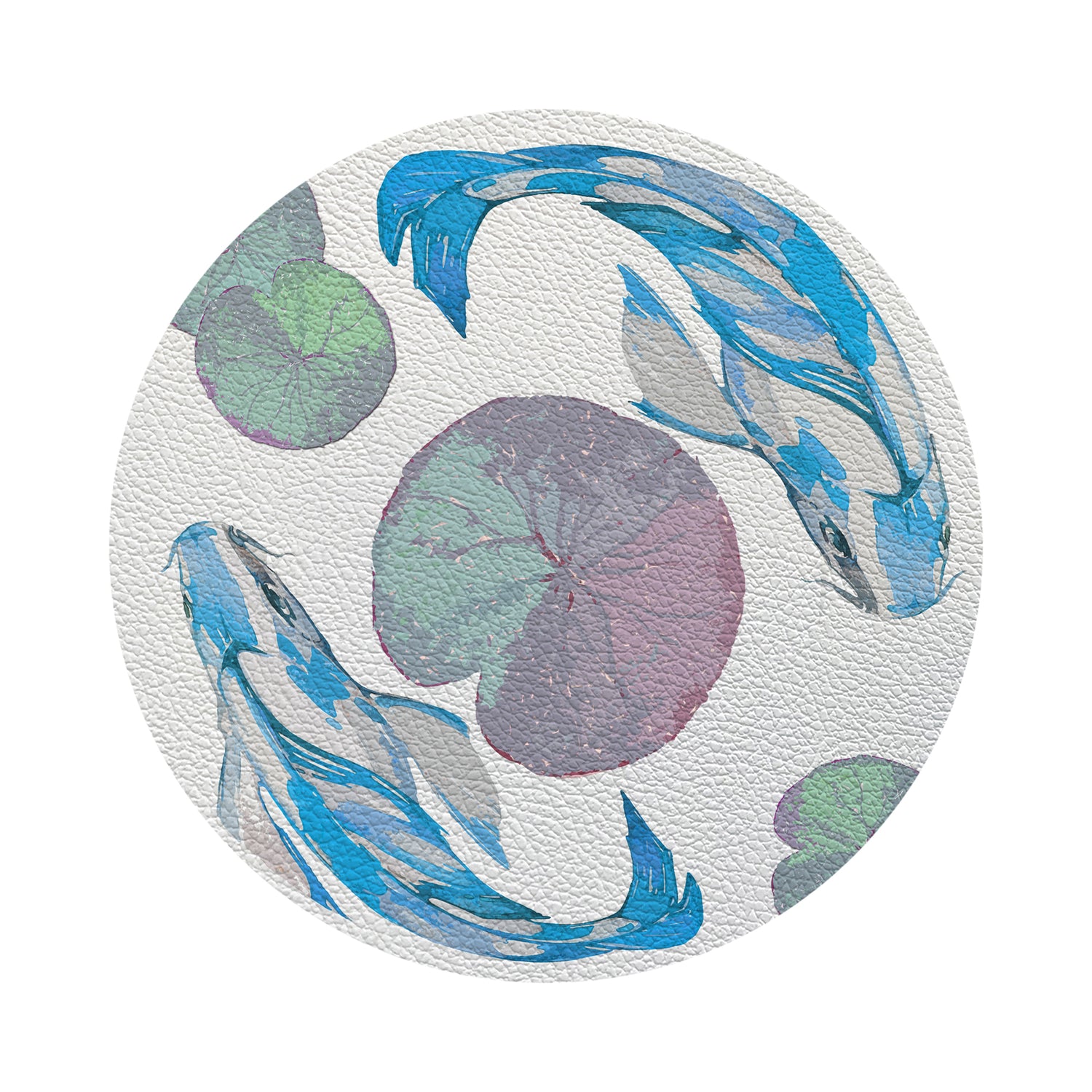 Koi Blue 4" Dinner Napkins- nicolettemayer.com
