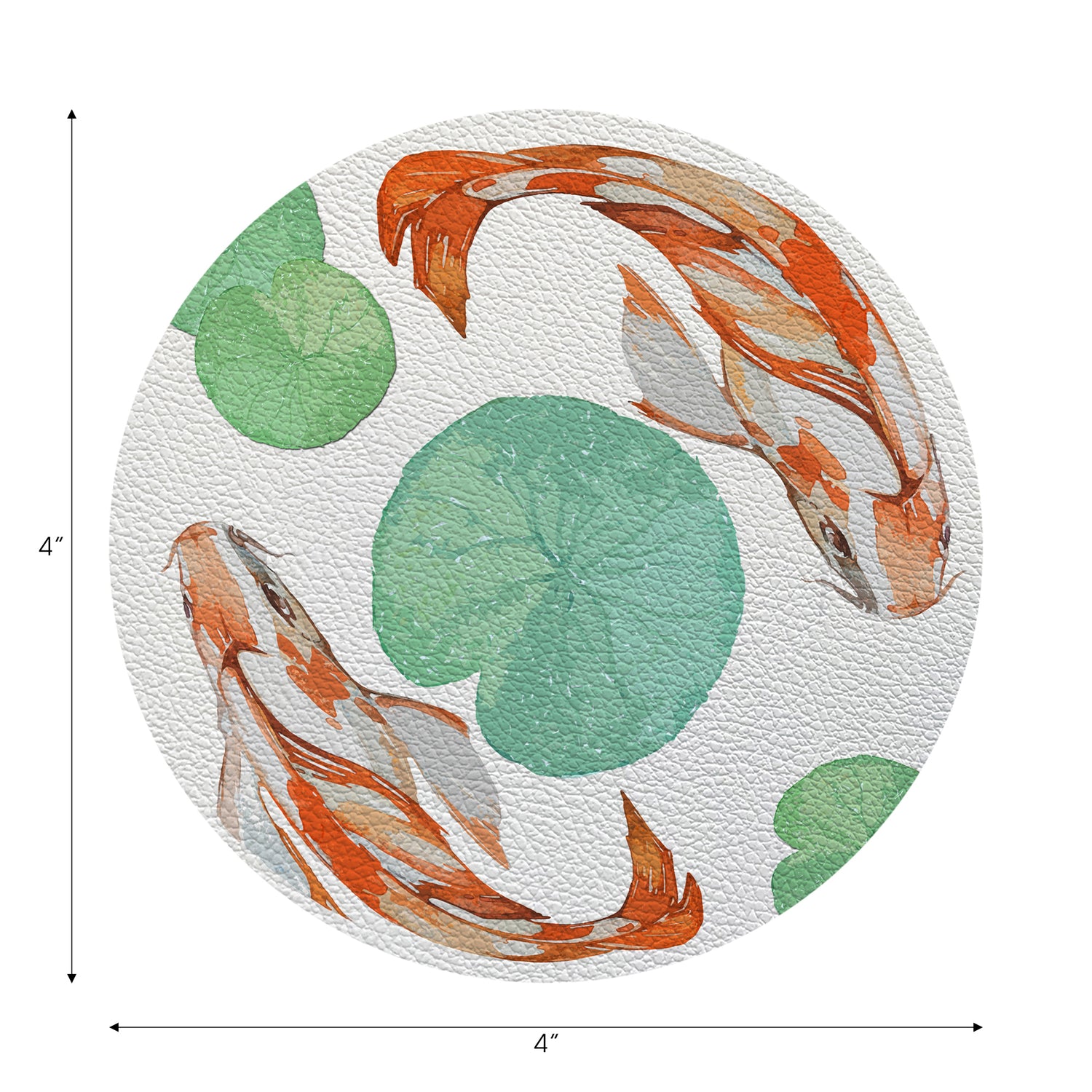 Koi Coral 4" Dinner Napkins- nicolettemayer.com
