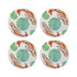 Koi Coral 4" Dinner Napkins- nicolettemayer.com
