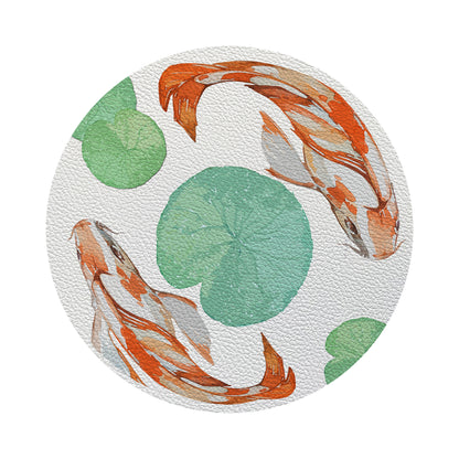 Koi Coral 4" Dinner Napkins- nicolettemayer.com
