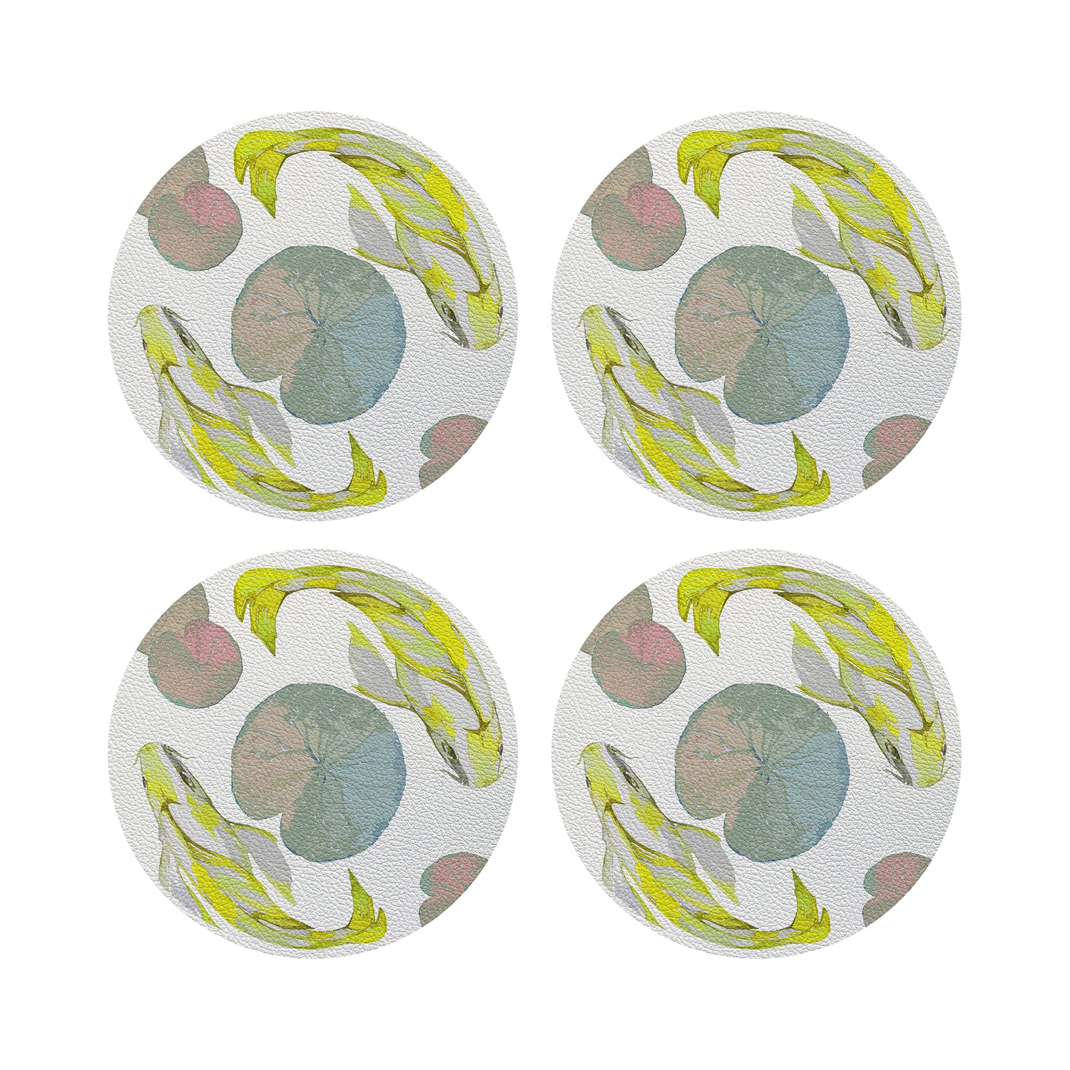 Koi Jaune 4" Dinner Napkins- nicolettemayer.com
