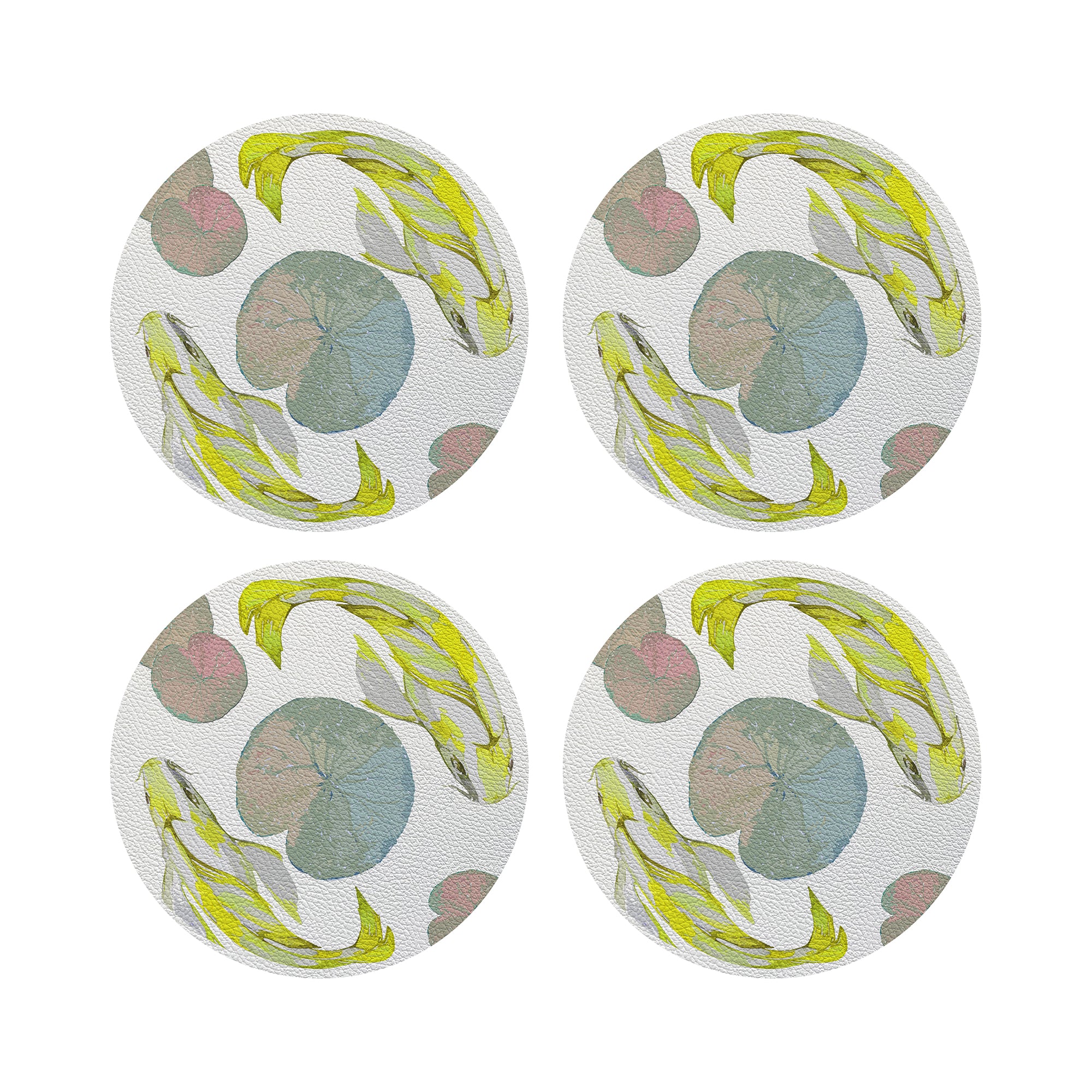 Koi Jaune 4" Dinner Napkins- nicolettemayer.com
