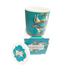 Zebra Seeing Double Teal Candle - nicolettemayer.com