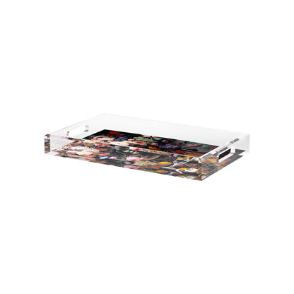 Lemon Glass Multi Acrylic Decorative Tray, 12.5 x 7.75 in. by Nicolette Mayer 