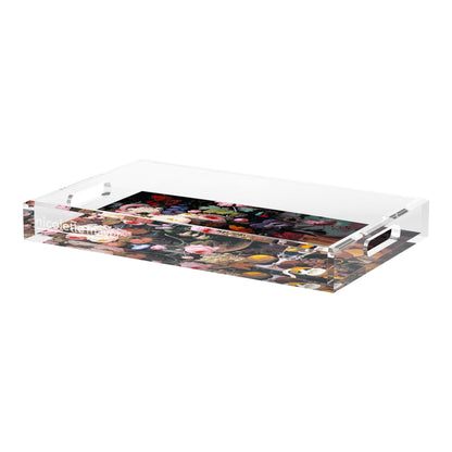 Lemon Glass Multi Acrylic Decorative Tray, 22.5 x 14.5 in. by Nicolette Mayer 
