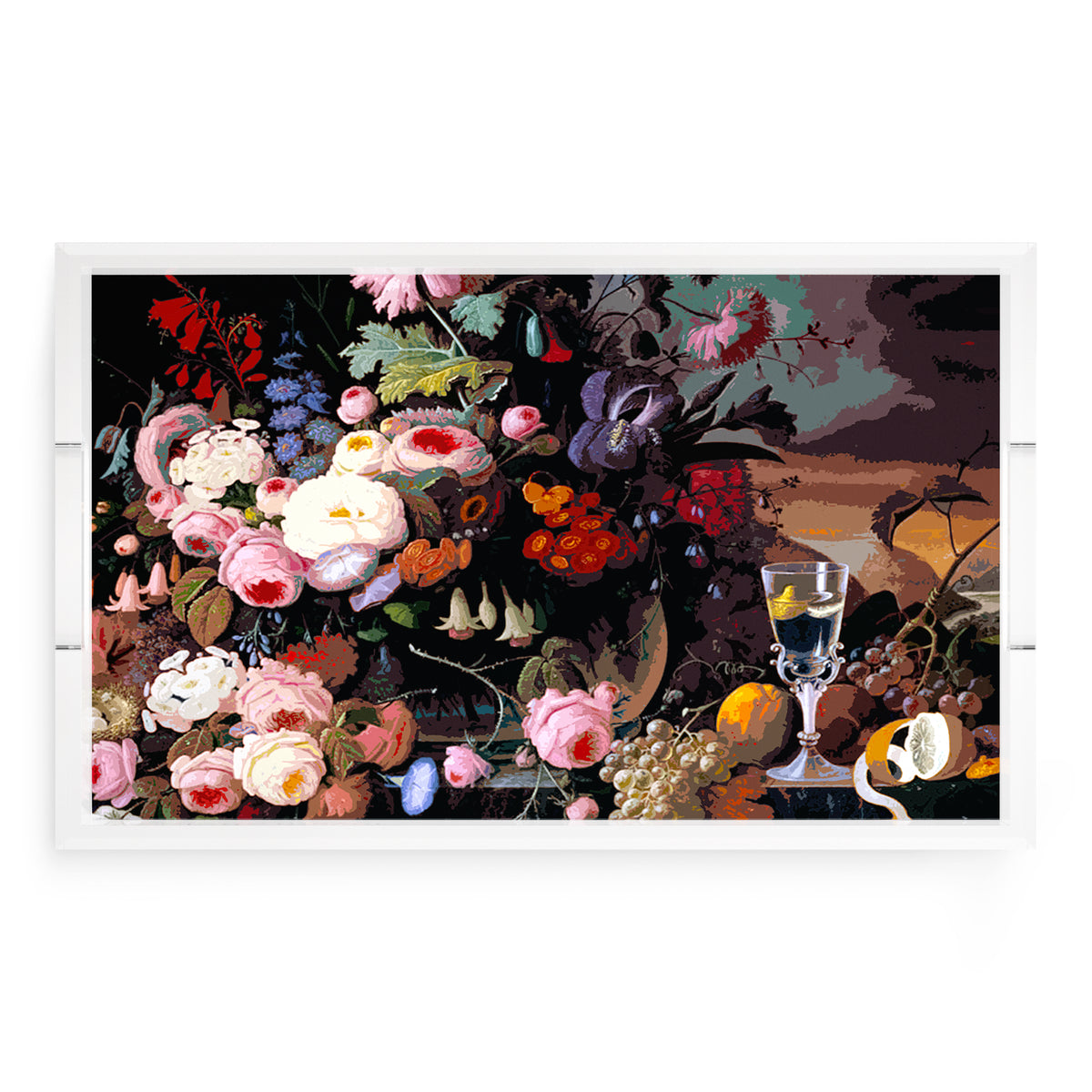 Lemon Glass Multi Acrylic Decorative Tray, 22.5 x 14.5 in. by Nicolette Mayer 