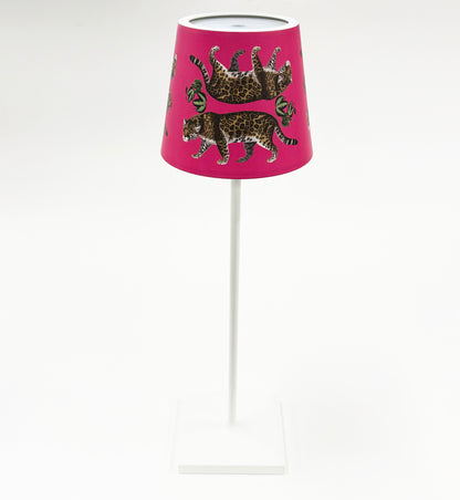 Leopard Seeing Double Hot Pink Poldina Pro Lamp