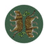 Leopard Seeing Double Evergreen 16" Round Pebble Placemats, Set of 4 - nicolettemayer.com
