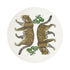 Leopard Seeing Double White 16" Round Pebble Placemats, Set of 4 - nicolettemayer.com
