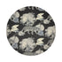Leopard Walk Black 16" Round Pebble Placemats, Set of 4 - nicolettemayer.com
