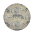 Leopard Walk Cream 16" Round Pebble Placemats, Set of 4 - nicolettemayer.com
