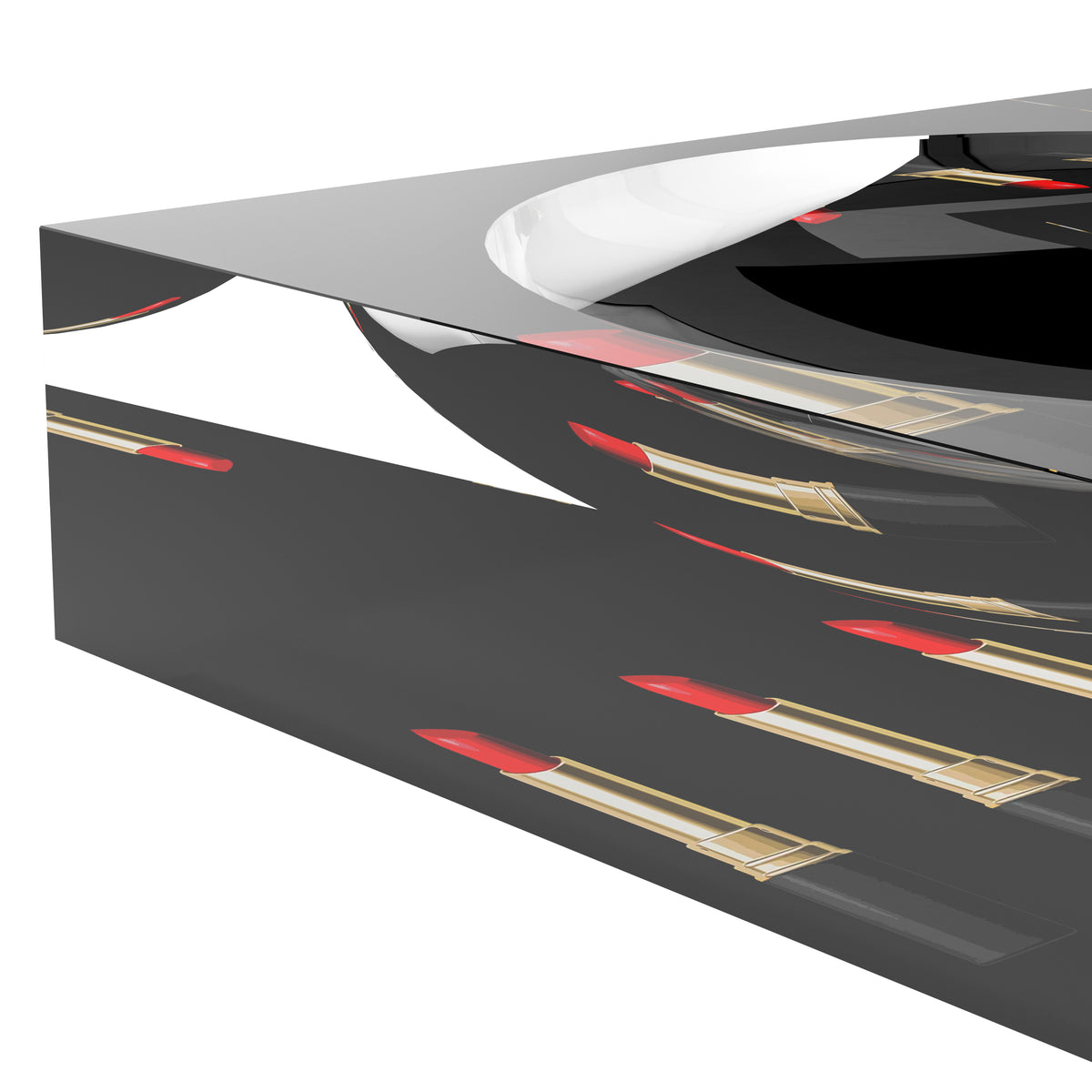 Lipstick Acrylic Candy Catchall Dish, by Nicolette Mayer 