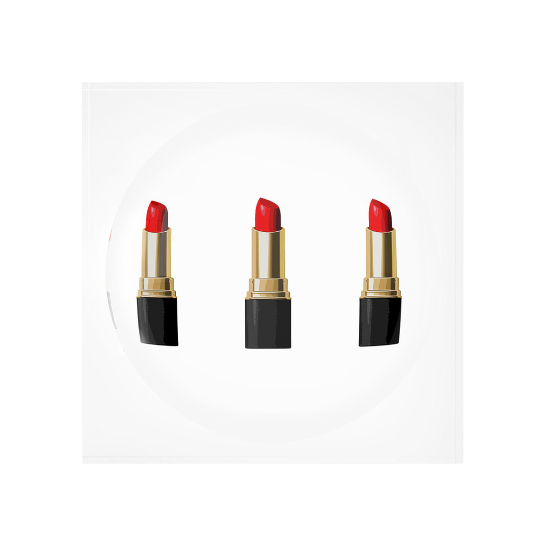 Lipstick Acrylic Candy Catchall Dish, by Nicolette Mayer 