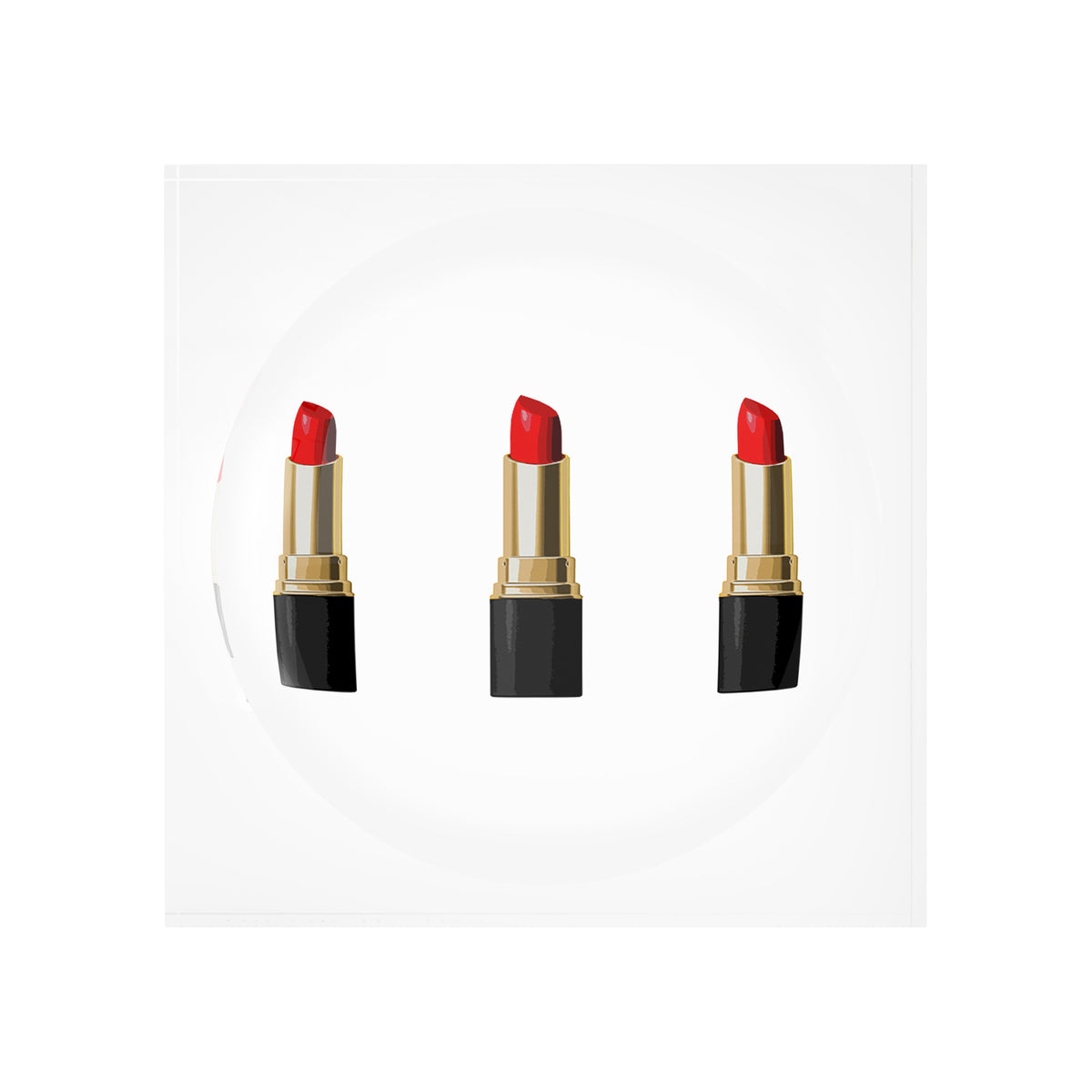 Lipstick Acrylic Candy Catchall Dish, by Nicolette Mayer 