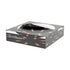 Lipstick Black Round Acrylic Candy Catchall Dish, by Nicolette Mayer