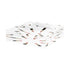 Lipstick White Round Acrylic Candy Catchall Dish, by Nicolette Mayer