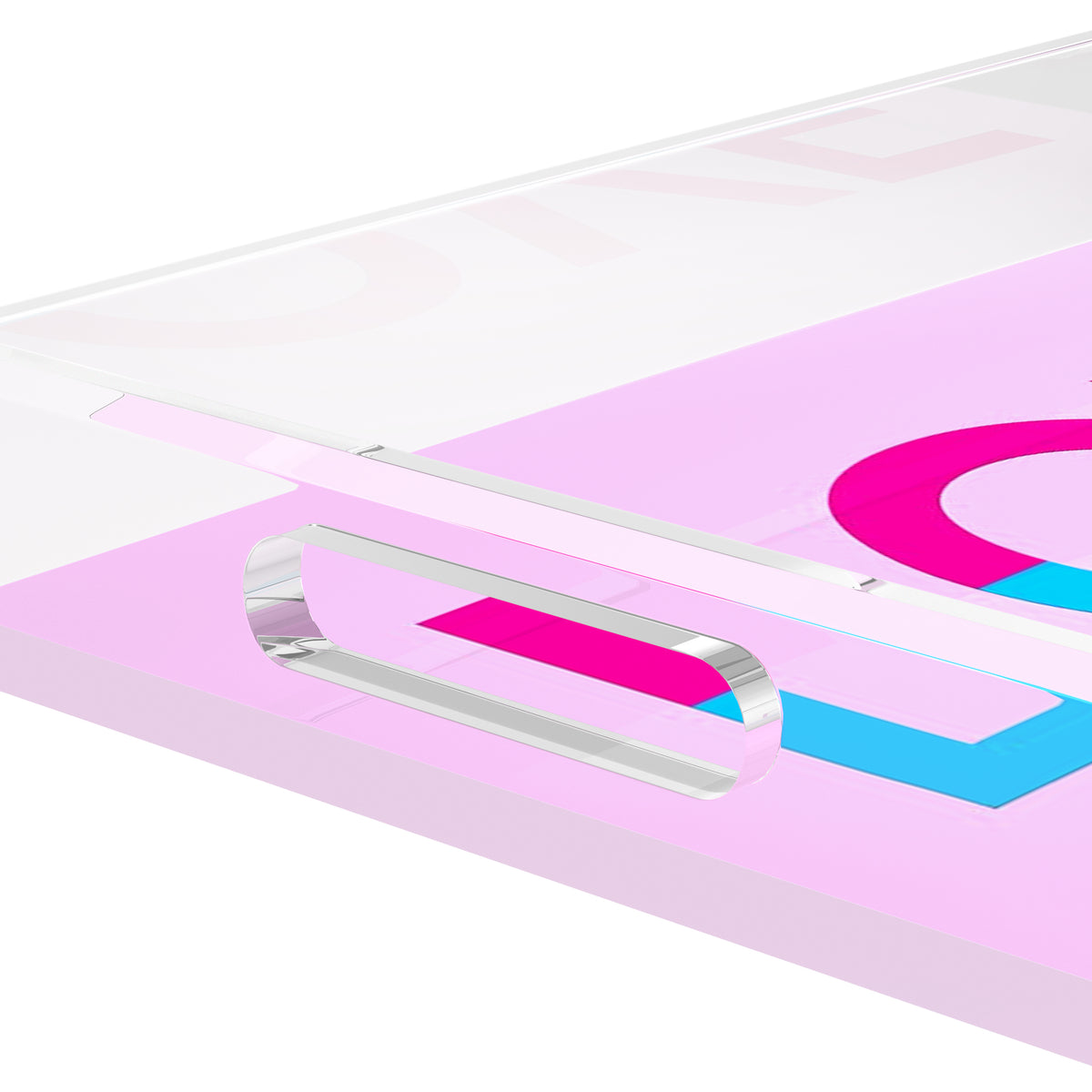 Love Acrylic Rectangle Decorative Tray, by Nicolette Mayer 